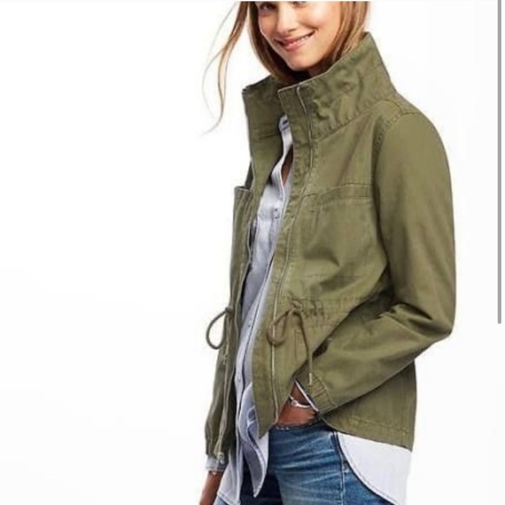 OLD NAVY green women’s Utility Jacket